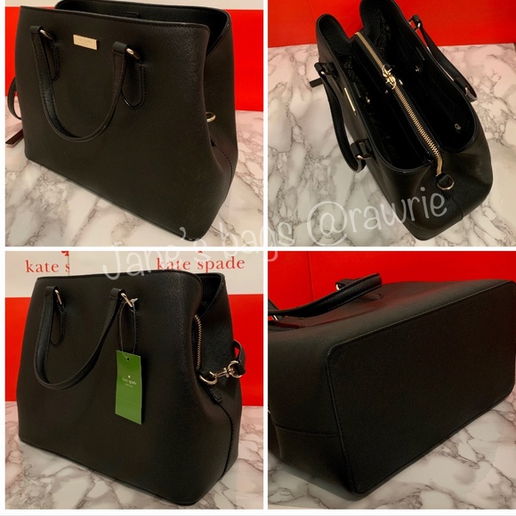SALE New KS Saffiano Leather Evangelie Satchel - Picture 3 of 4
